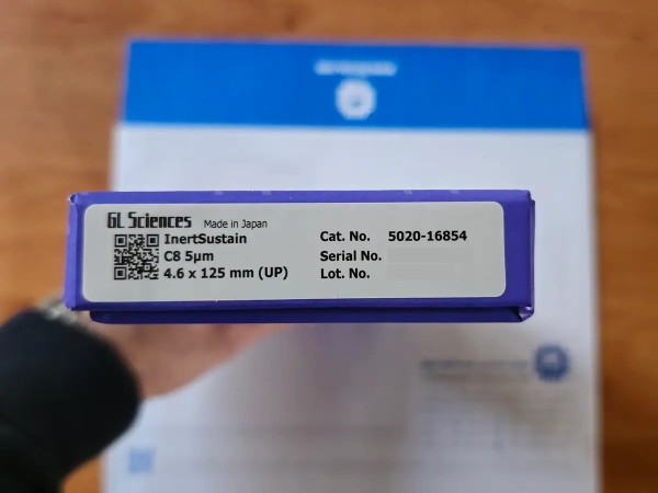 ستون HPLC به شماره ساخت GL Sciences 5020-16854 از سری InertSustain C8 با USP کد L7 شرکت جی ال ساینس - GL Sciences 5020-16854 InertSustain C8